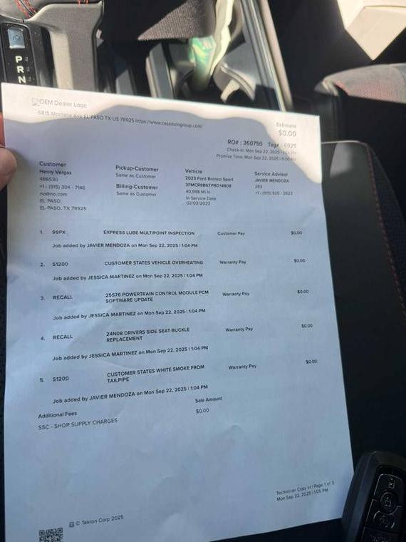 FORD BRONCO SPORT 2023 3FMCR9B67PRD14808 image